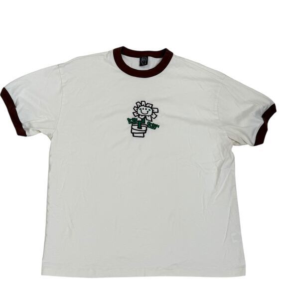 Brain Dead Green Day Ringer Tee Shirt Mens‎ Size M Short Sleeves - Picture 1 of 6
